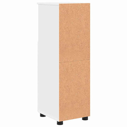 Bathroom Cabinet White 30 x 35 x 95 cm Engineered wood & Metal