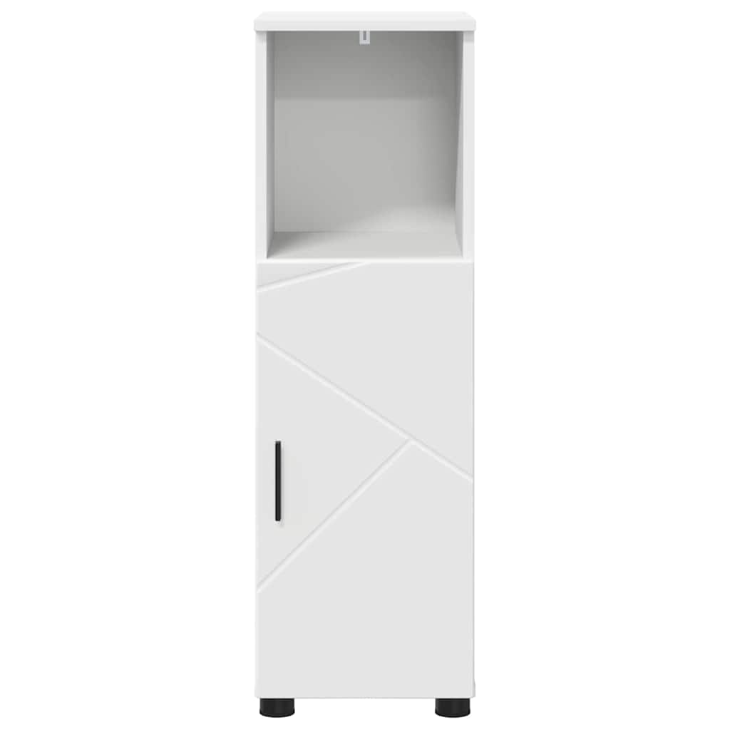 Bathroom Cabinet White 30 x 35 x 95 cm Engineered wood & Metal