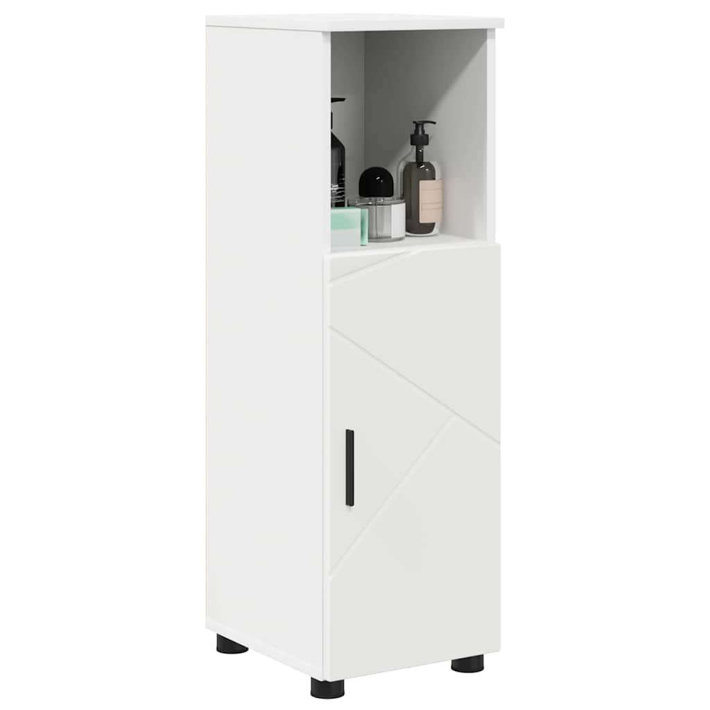 Bathroom Cabinet White 30 x 35 x 95 cm Engineered wood & Metal