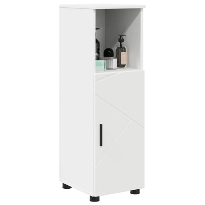 Bathroom Cabinet White 30 x 35 x 95 cm Engineered wood & Metal