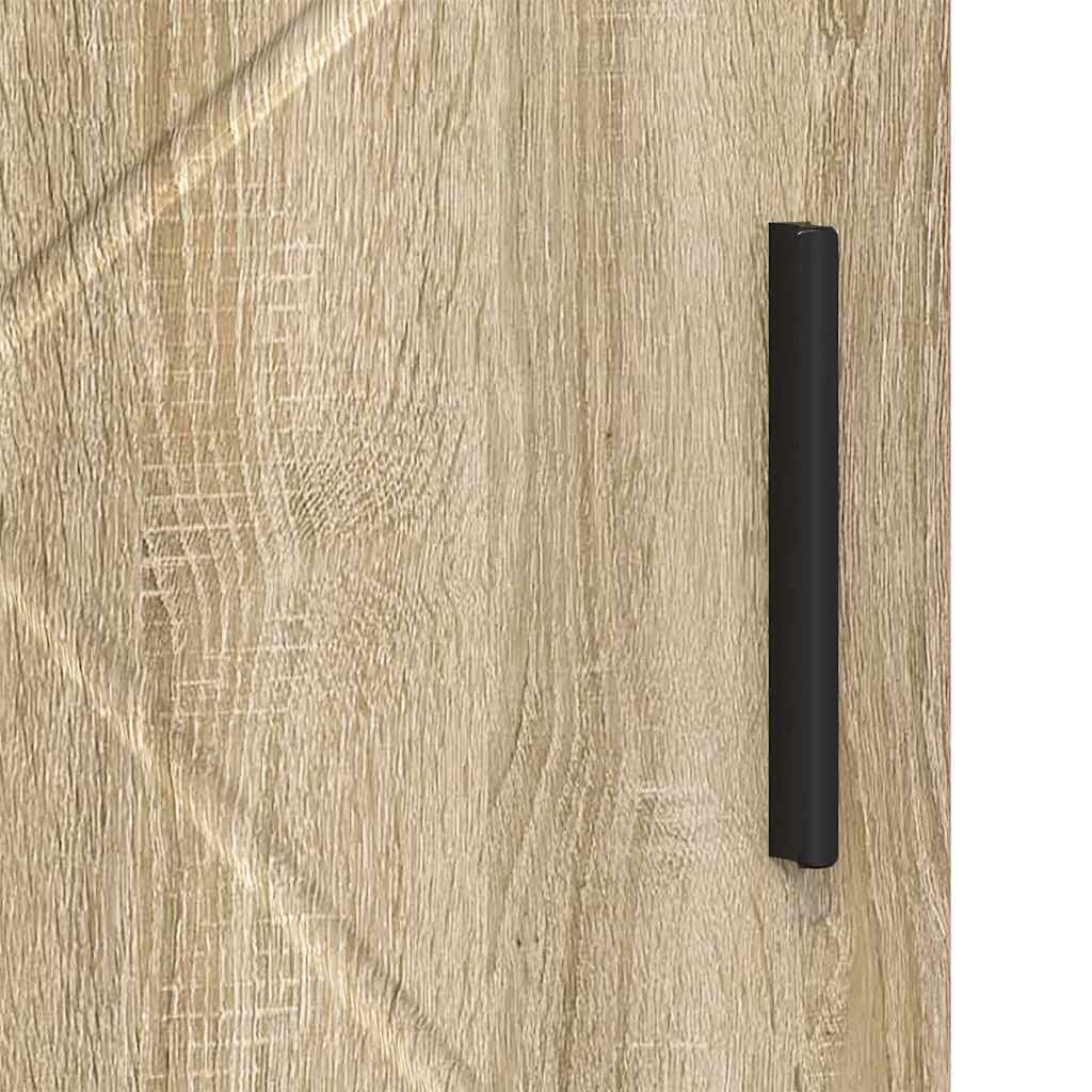 Bathroom Cabinet with Storage Sonoma Oak 30 x 35 x 95 cm