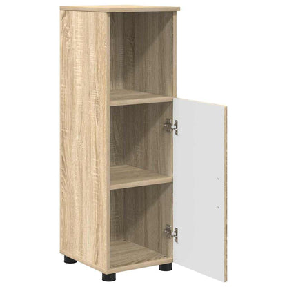 Bathroom Cabinet with Storage Sonoma Oak 30 x 35 x 95 cm