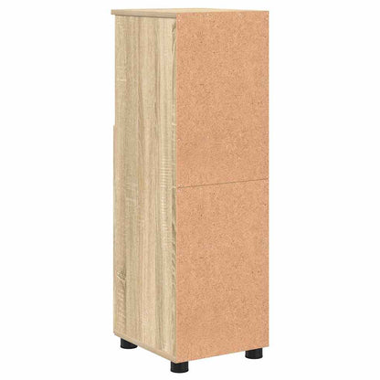 Bathroom Cabinet with Storage Sonoma Oak 30 x 35 x 95 cm