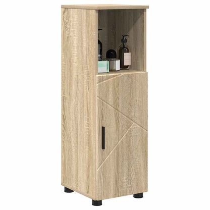 Bathroom Cabinet with Storage Sonoma Oak 30 x 35 x 95 cm