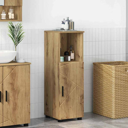 Bathroom Cabinet with Storage Artisan Oak 30 x 35 x 95 cm