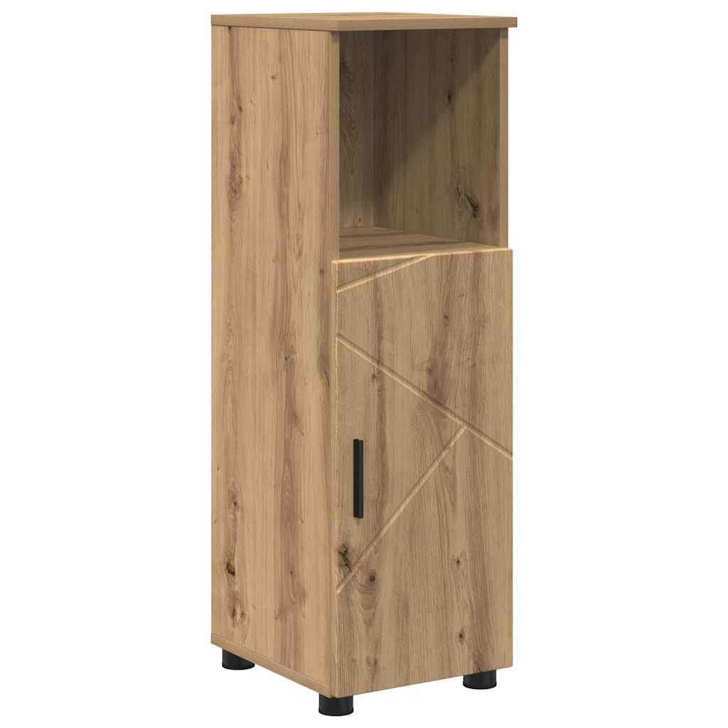 Bathroom Cabinet with Storage Artisan Oak 30 x 35 x 95 cm