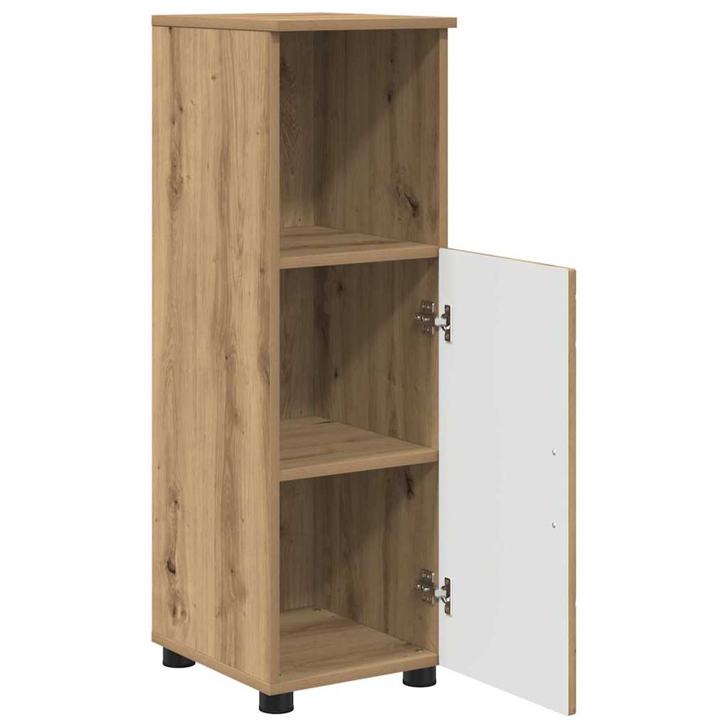 Bathroom Cabinet with Storage Artisan Oak 30 x 35 x 95 cm