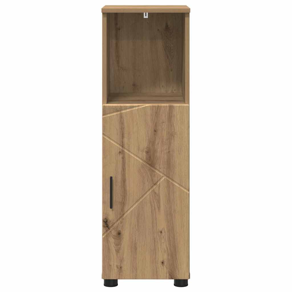 Bathroom Cabinet with Storage Artisan Oak 30 x 35 x 95 cm