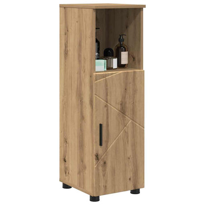 Bathroom Cabinet with Storage Artisan Oak 30 x 35 x 95 cm