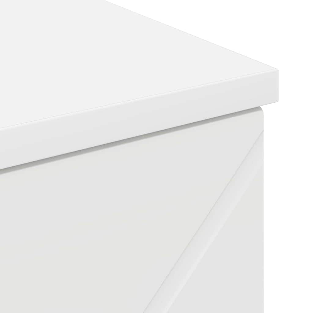 Bathroom Cabinet White 30 x 35 x 80 cm Engineered wood & Metal