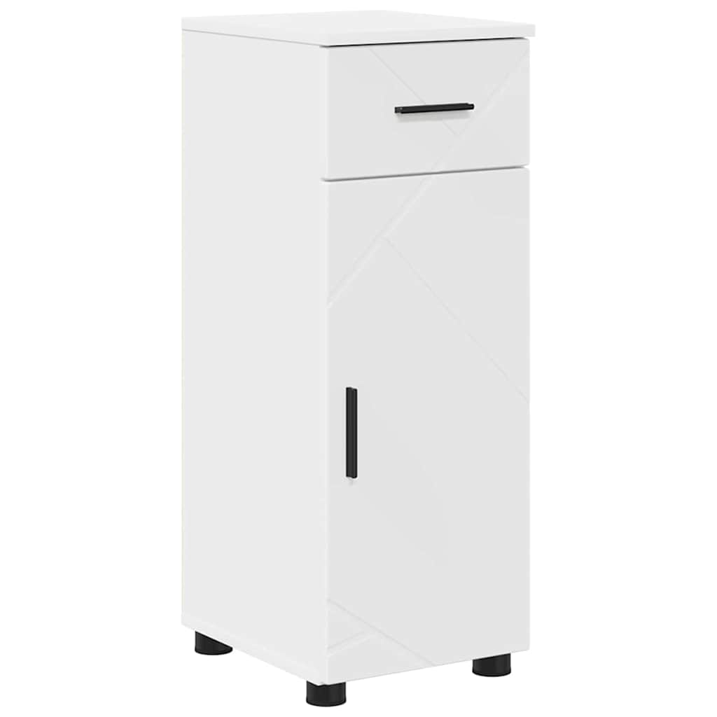 Bathroom Cabinet White 30 x 35 x 80 cm Engineered wood & Metal