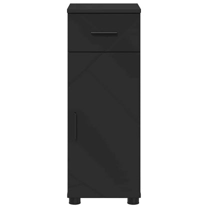 Bathroom Cabinet Black 30 x 35 x 80 cm Engineered wood & Metal