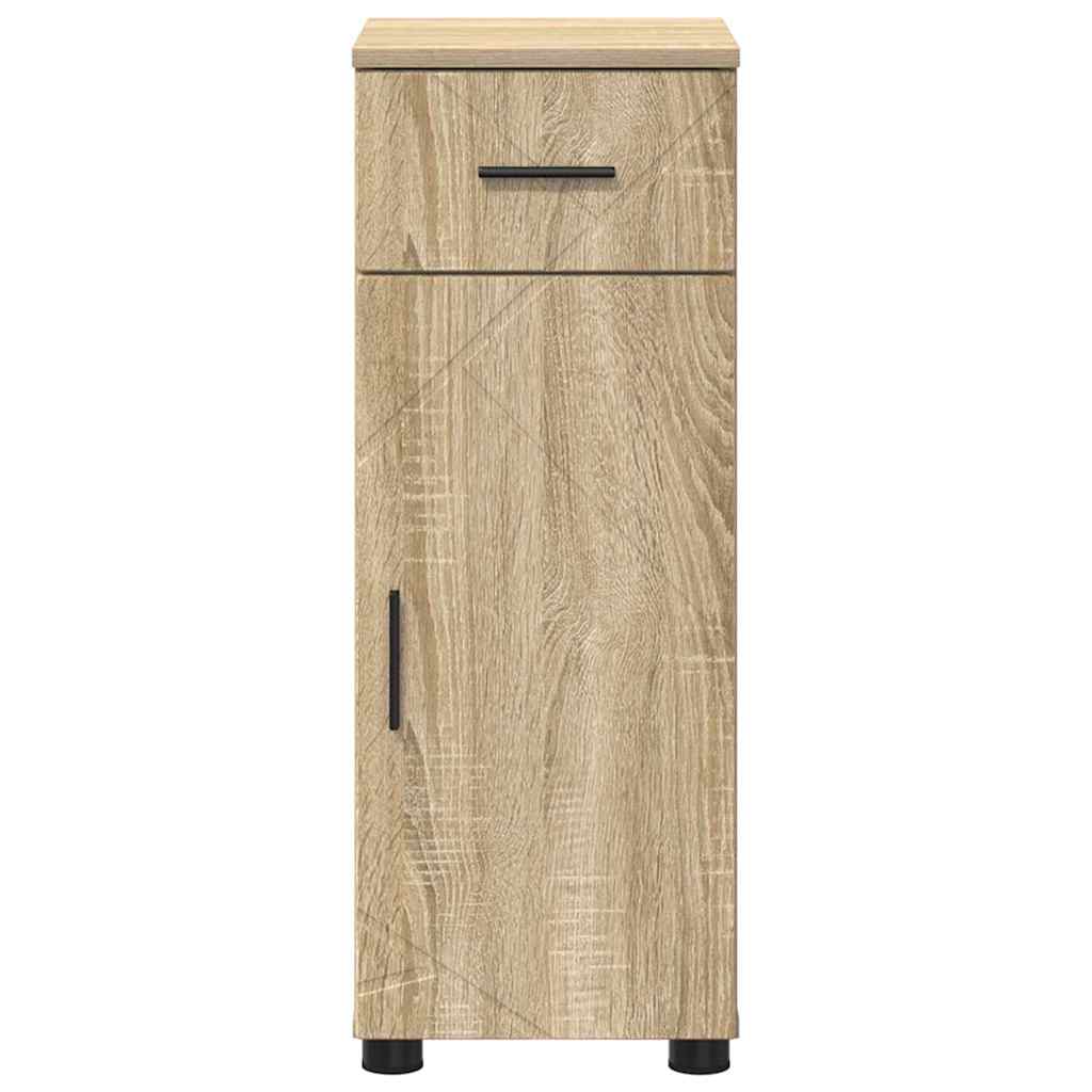 Bathroom Cabinet with Drawer Sonoma Oak 30 x 35 x 80 cm