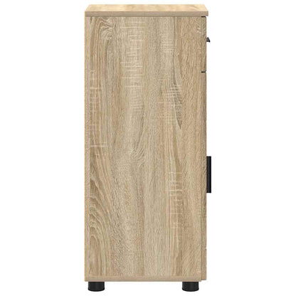 Bathroom Cabinet with Drawer Sonoma Oak 30 x 35 x 80 cm