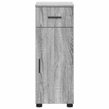 Bathroom Cabinet with Drawer Grey Sonoma 30 x 35 x 80 cm