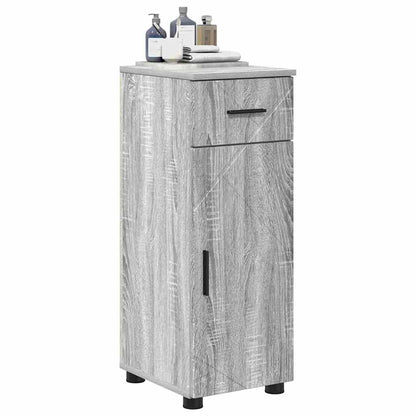Bathroom Cabinet with Drawer Grey Sonoma 30 x 35 x 80 cm