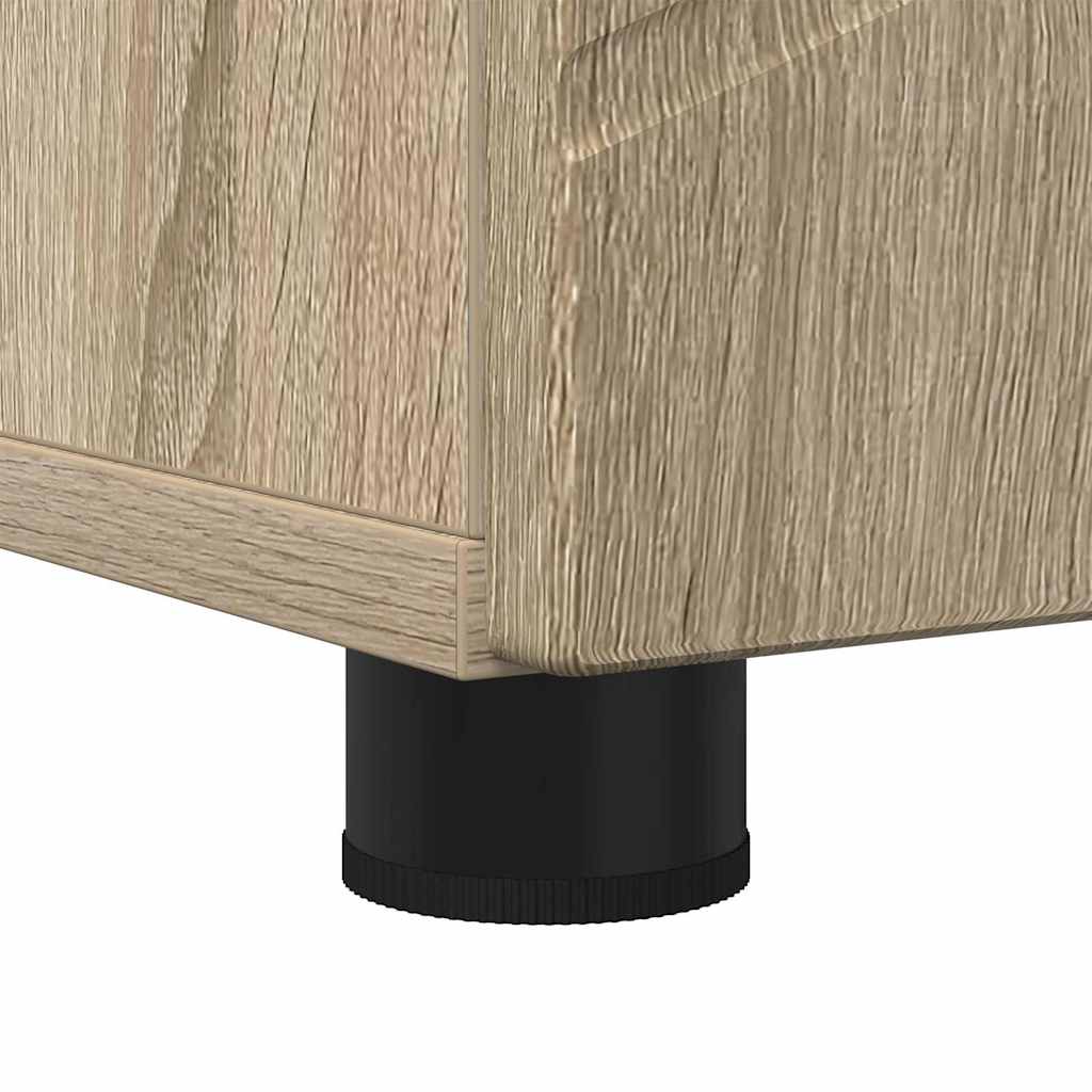 Bathroom Cabinet with Storage Sonoma Oak 30 x 35 x 192 cm