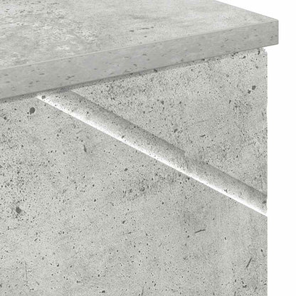 Bathroom Cabinet with Storage Concrete Grey 30 x 35 x 192 cm