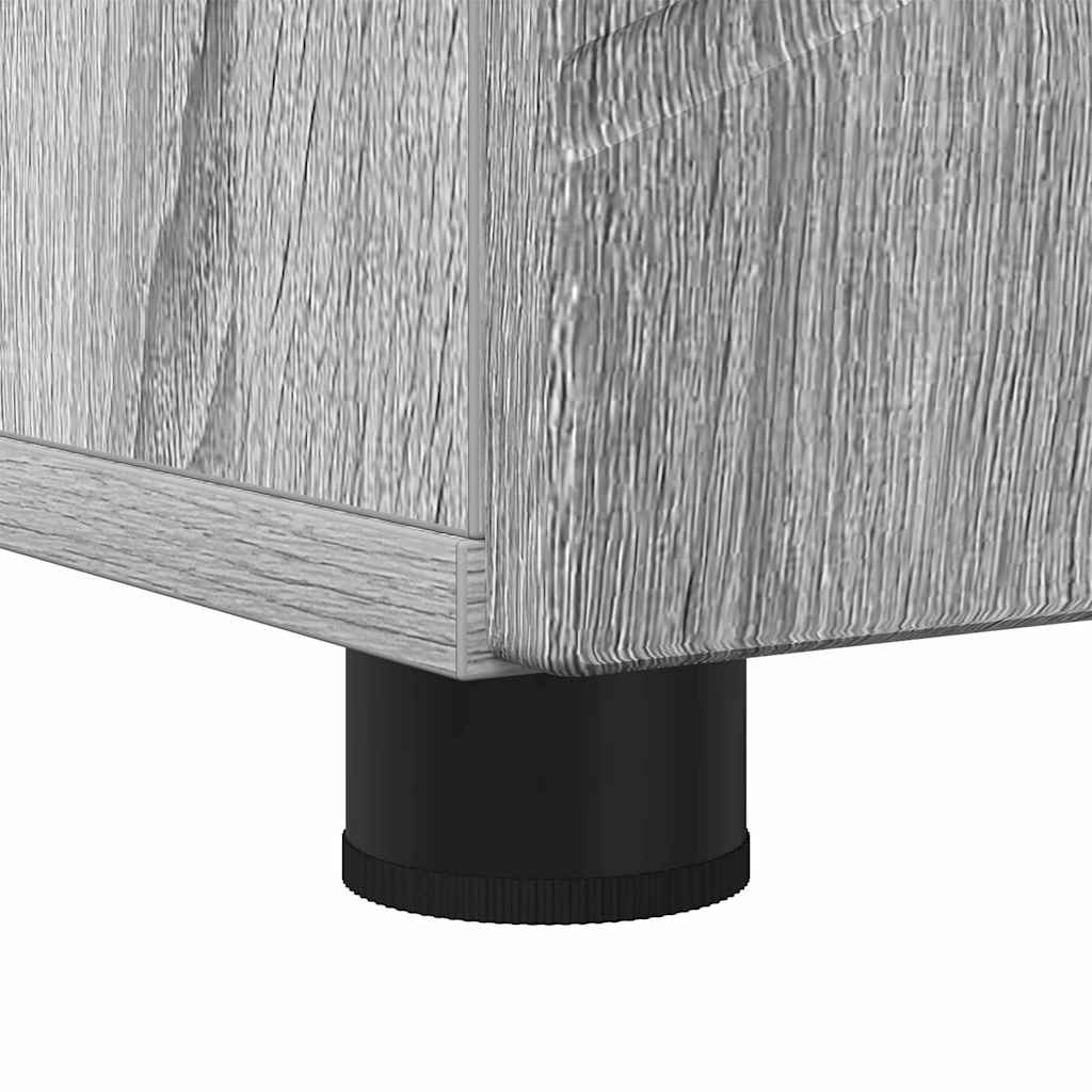 Bathroom Cabinet with Storage Grey Sonoma 30 x 35 x 192 cm