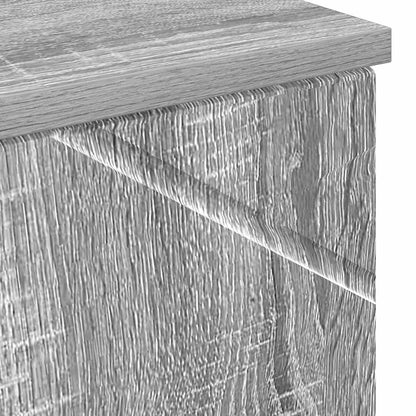 Bathroom Cabinet with Storage Grey Sonoma 30 x 35 x 192 cm