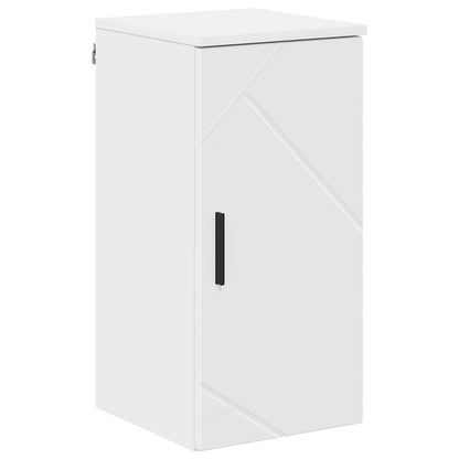 Bathroom Cabinet Wall-mounted with Door White 30 x 31.5 x 61 cm