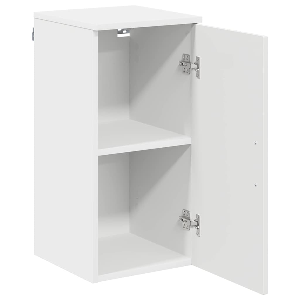 Bathroom Cabinet Wall-mounted with Door White 30 x 31.5 x 61 cm