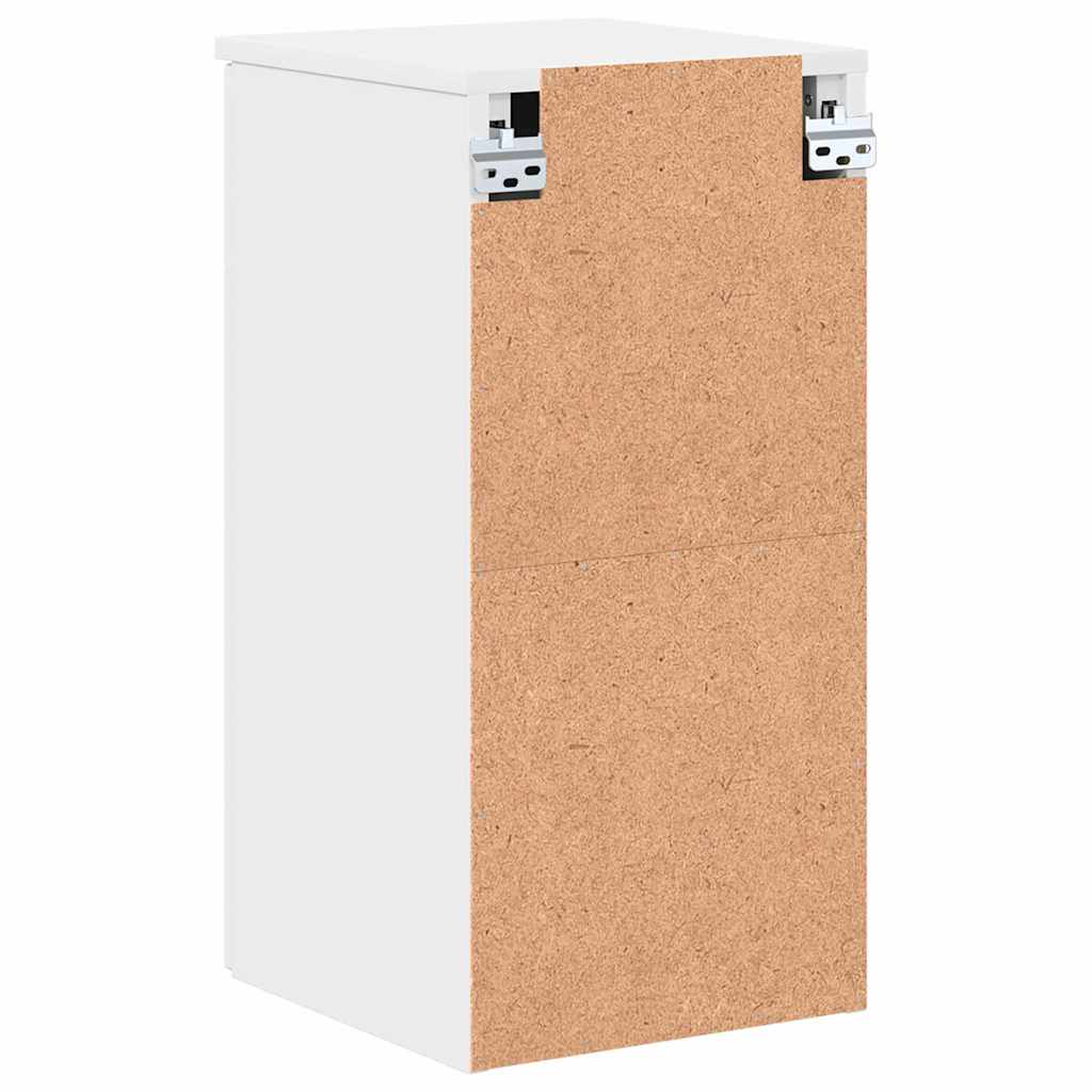 Bathroom Cabinet Wall-mounted with Door White 30 x 31.5 x 61 cm