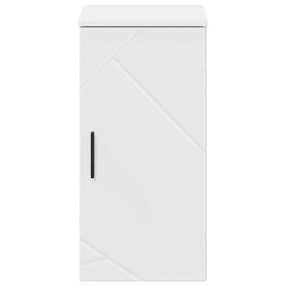 Bathroom Cabinet Wall-mounted with Door White 30 x 31.5 x 61 cm
