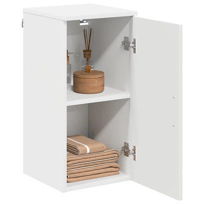 Bathroom Cabinet Wall-mounted with Door White 30 x 31.5 x 61 cm