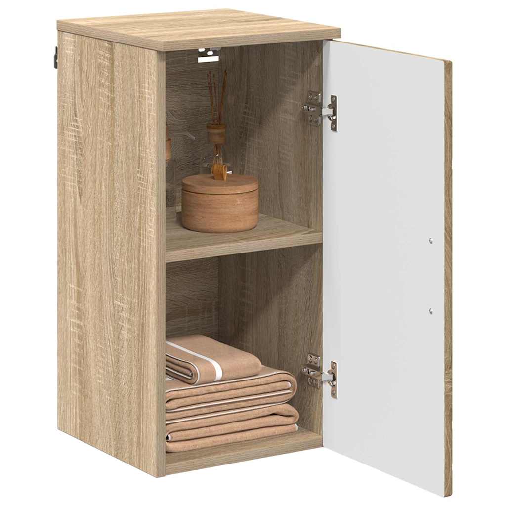 Bathroom Cabinet Wall-mounted Sonoma Oak 30 x 31.5 x 61 cm