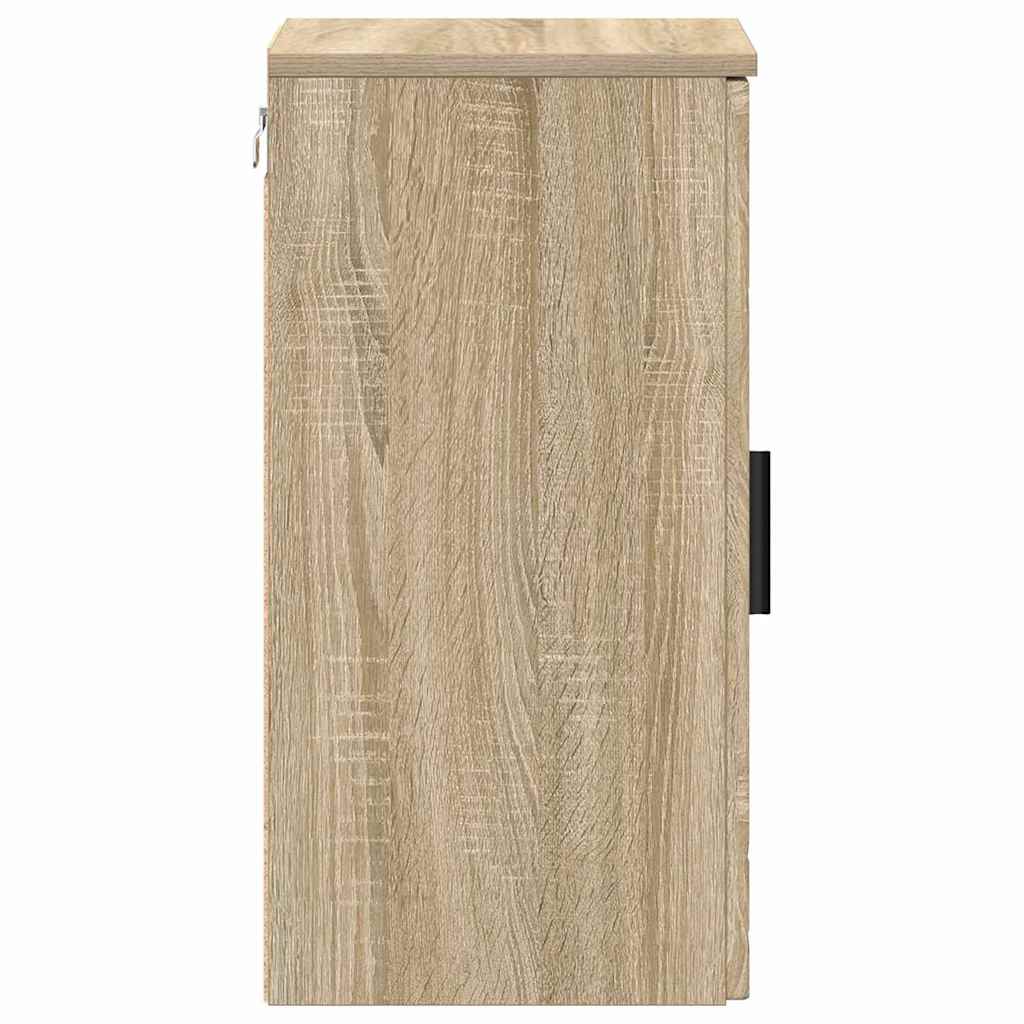 Bathroom Cabinet Wall-mounted Sonoma Oak 30 x 31.5 x 61 cm