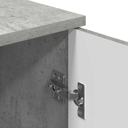 Bathroom Cabinet Wall-mounted Concrete Grey 30 x 31.5 x 61 cm