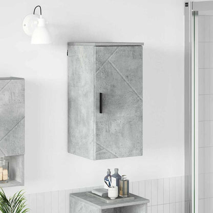 Bathroom Cabinet Wall-mounted Concrete Grey 30 x 31.5 x 61 cm