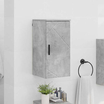 Bathroom Cabinet Wall-mounted Concrete Grey 30 x 31.5 x 61 cm