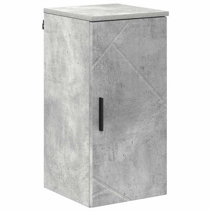 Bathroom Cabinet Wall-mounted Concrete Grey 30 x 31.5 x 61 cm