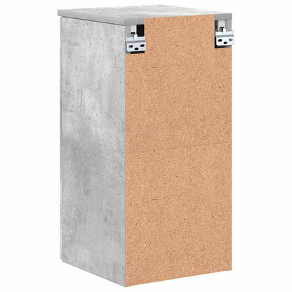 Bathroom Cabinet Wall-mounted Concrete Grey 30 x 31.5 x 61 cm