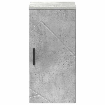 Bathroom Cabinet Wall-mounted Concrete Grey 30 x 31.5 x 61 cm