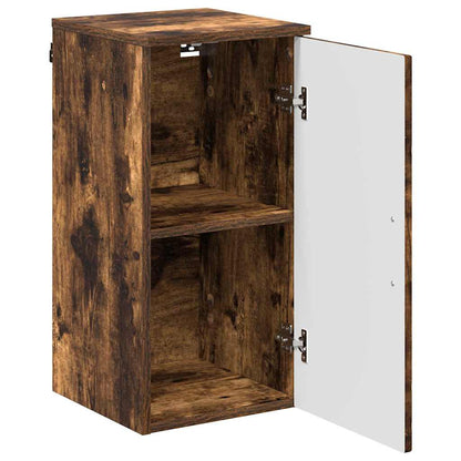 Bathroom Cabinet Wall-mounted Smoked Oak 30 x 31.5 x 61 cm