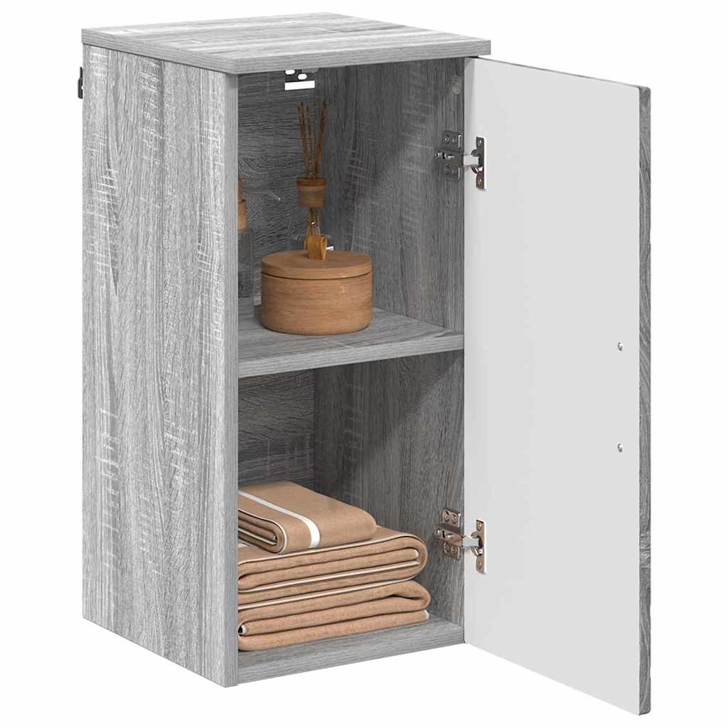 Bathroom Cabinet Wall-mounted Grey Sonoma 30 x 31.5 x 61 cm
