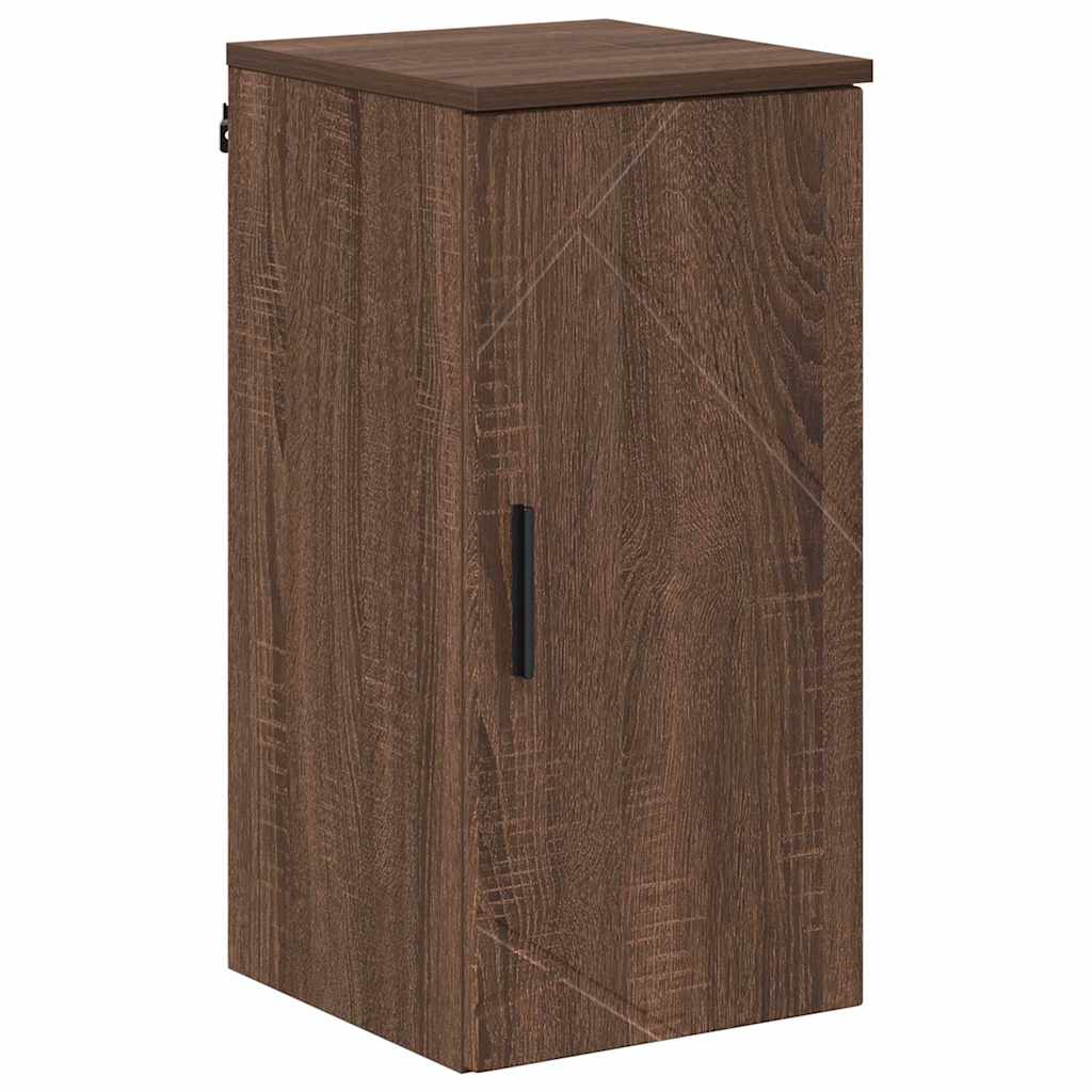 Bathroom Cabinet Wall-mounted Brown Oak 30 x 31.5 x 61 cm