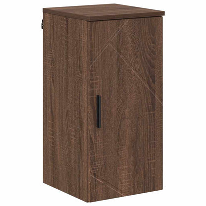 Bathroom Cabinet Wall-mounted Brown Oak 30 x 31.5 x 61 cm