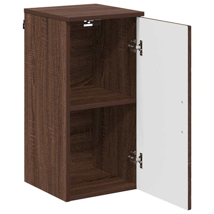 Bathroom Cabinet Wall-mounted Brown Oak 30 x 31.5 x 61 cm