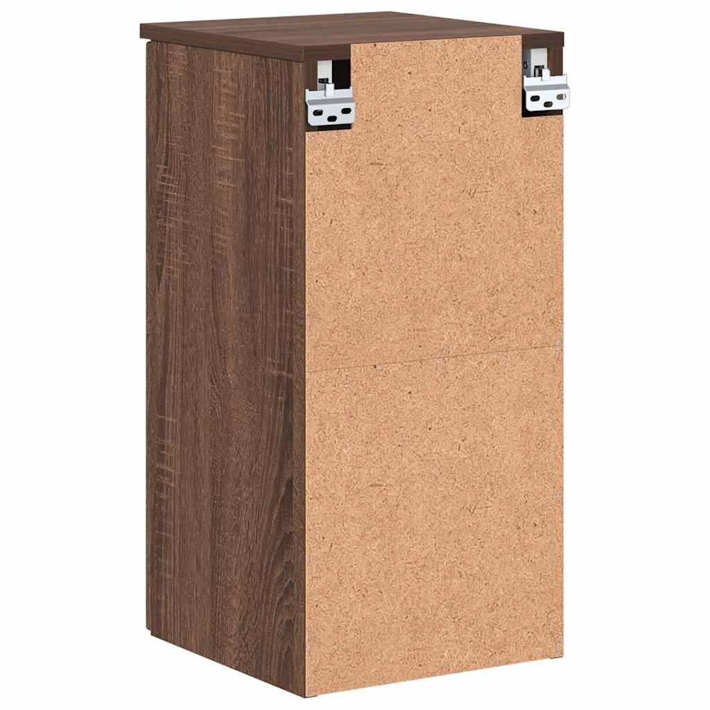 Bathroom Cabinet Wall-mounted Brown Oak 30 x 31.5 x 61 cm