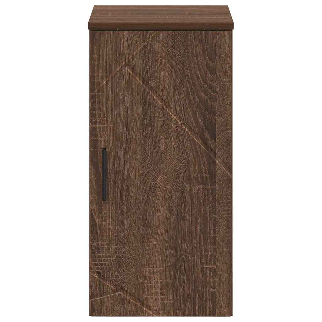 Bathroom Cabinet Wall-mounted Brown Oak 30 x 31.5 x 61 cm