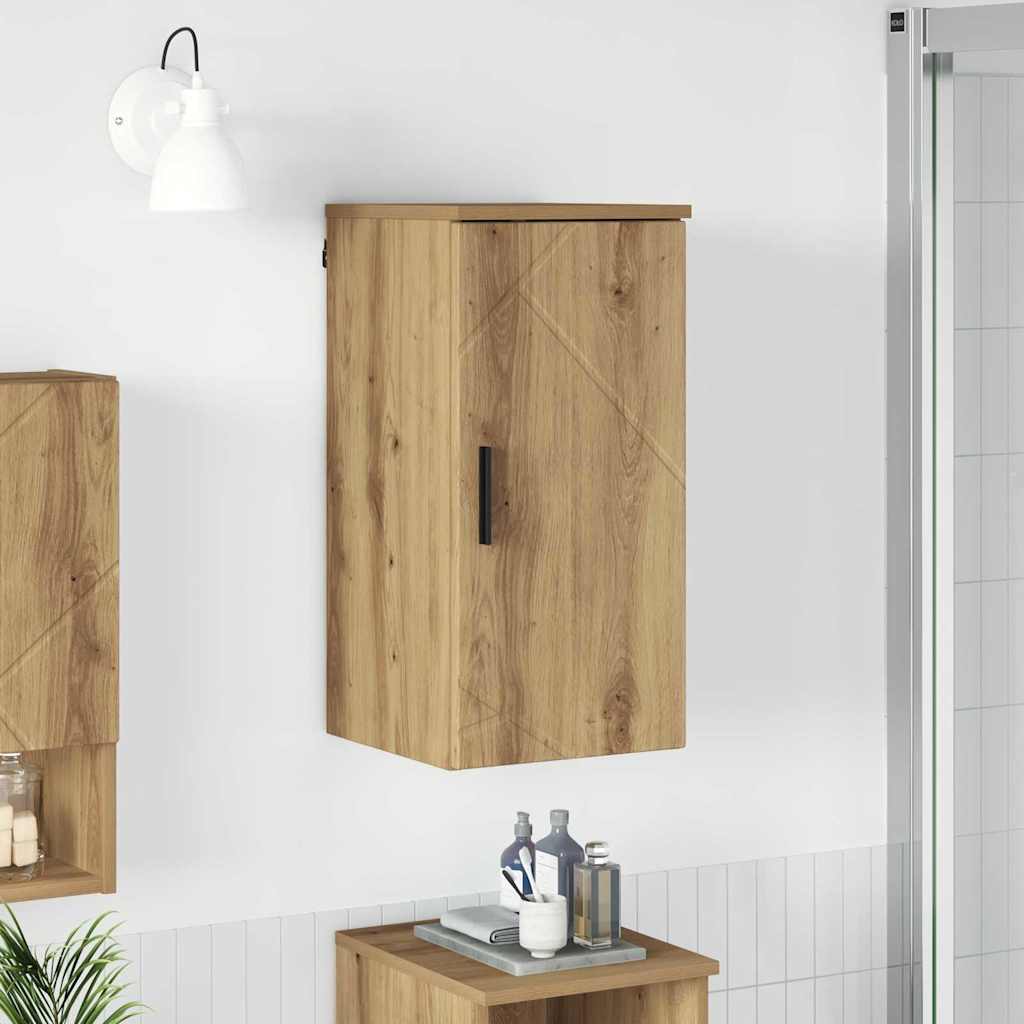 Bathroom Cabinet Wall-mounted Artisan Oak 30 x 31.5 x 61 cm