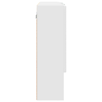 Bathroom Mirror Cabinet White 80 x 17 x 55 cm Engineered wood