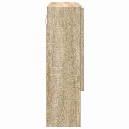 Bathroom Mirror Cabinet Wall-mounted Sonoma oak 80 x 17 x 55 cm