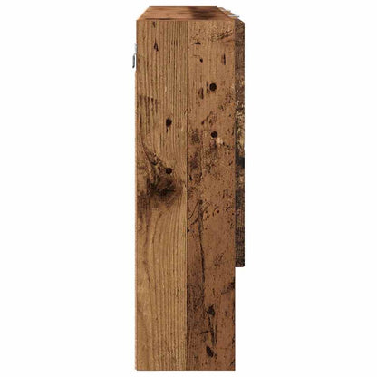 Bathroom Mirror Cabinet Wall-mounted Old wood 80 x 17 x 55 cm