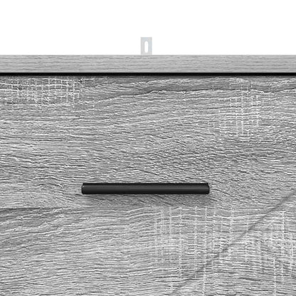 Bedside Cabinet Grey sonoma 38 x 38 x 66 cm Engineered wood