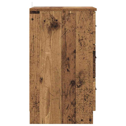 Bedside Cabinet Old wood 38 x 38 x 66 cm Engineered wood